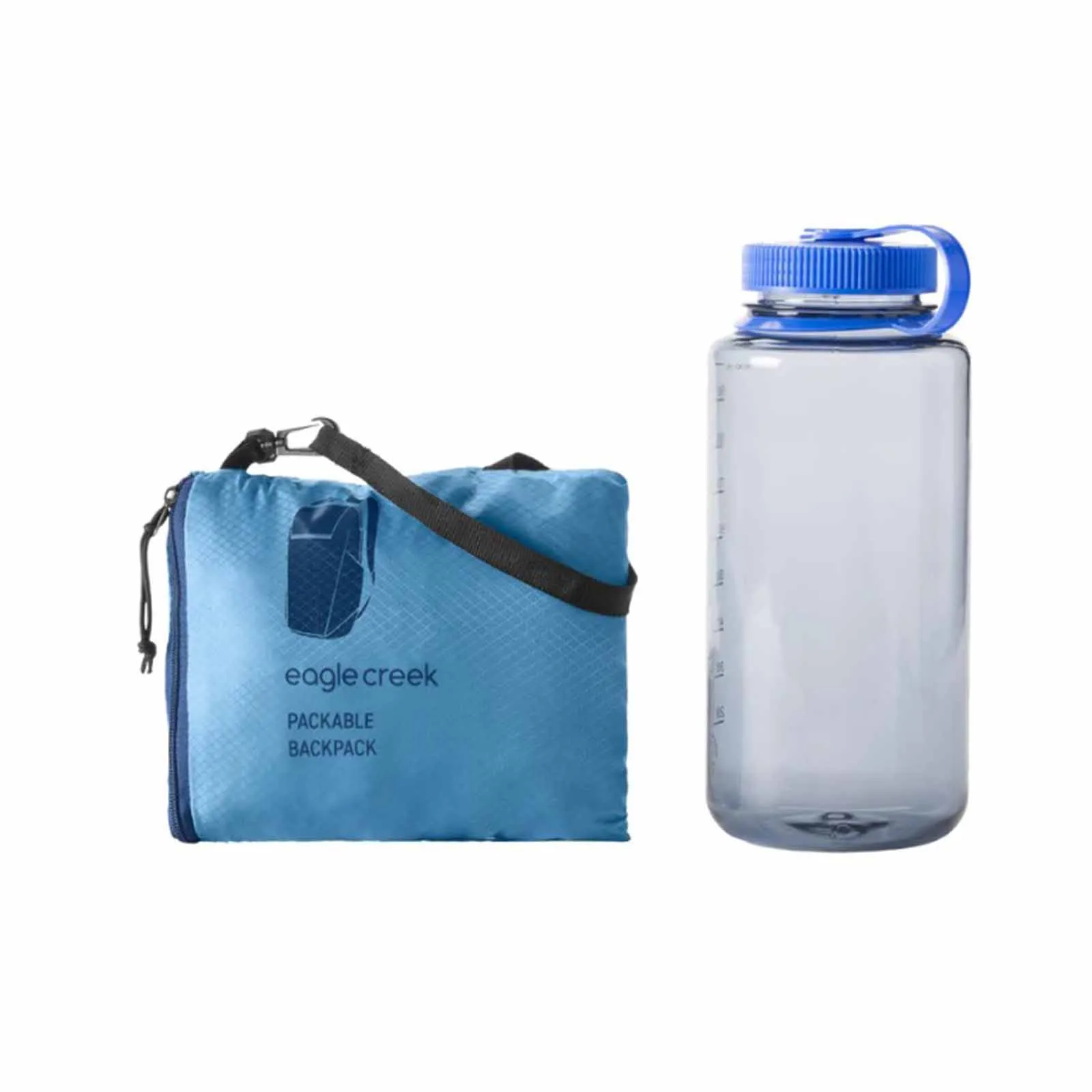 Packable Backpack Blue Dawn