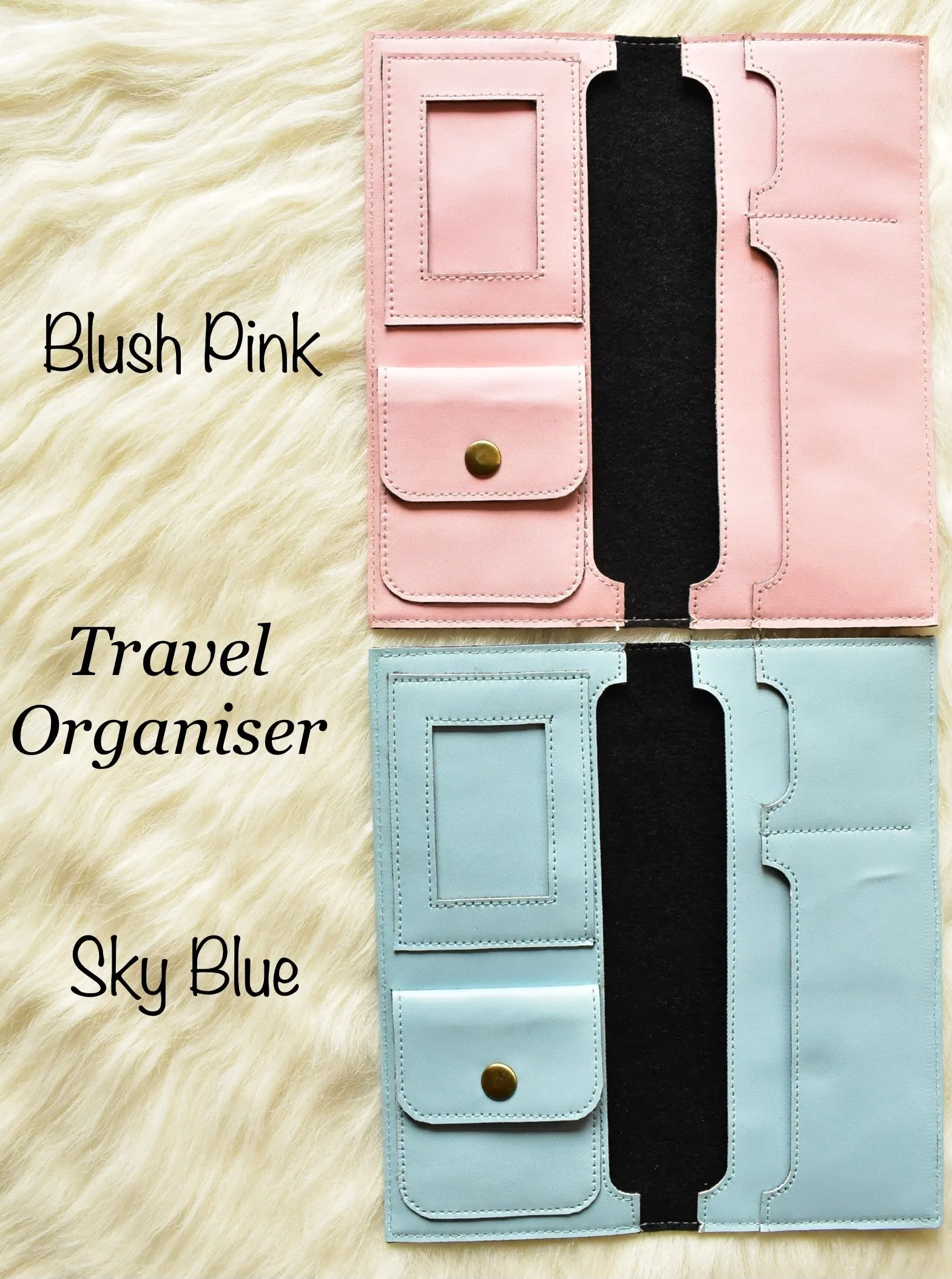 Pastel Travel Organisers