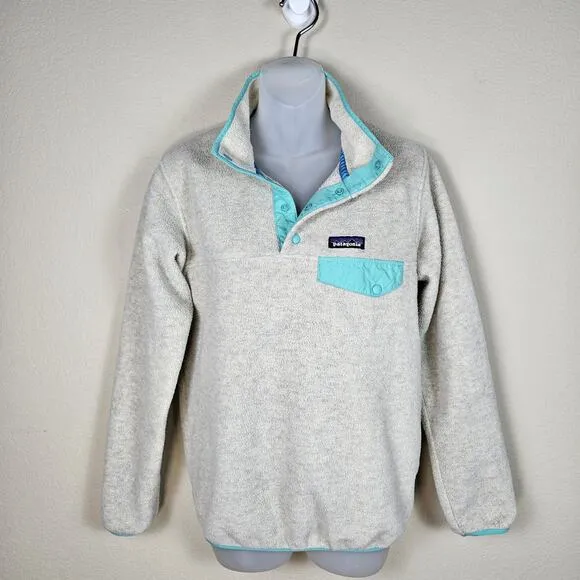 PATAGONIA Lightweight Synchilla Snap-T Pullover Fleece Jacket Womens XS 25455