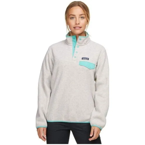 PATAGONIA Lightweight Synchilla Snap-T Pullover Fleece Jacket Womens XS 25455