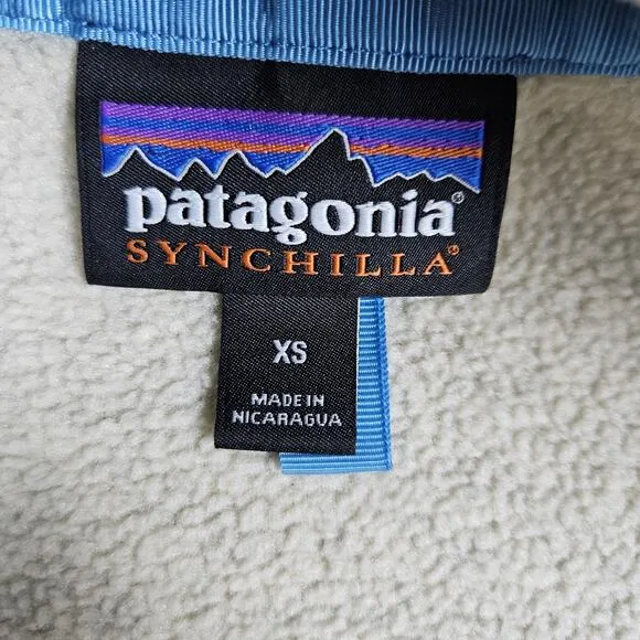 PATAGONIA Lightweight Synchilla Snap-T Pullover Fleece Jacket Womens XS 25455