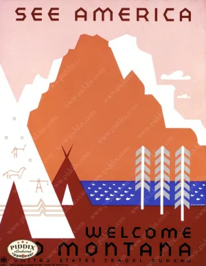 PDXC2396 -- Vintage Travel Posters