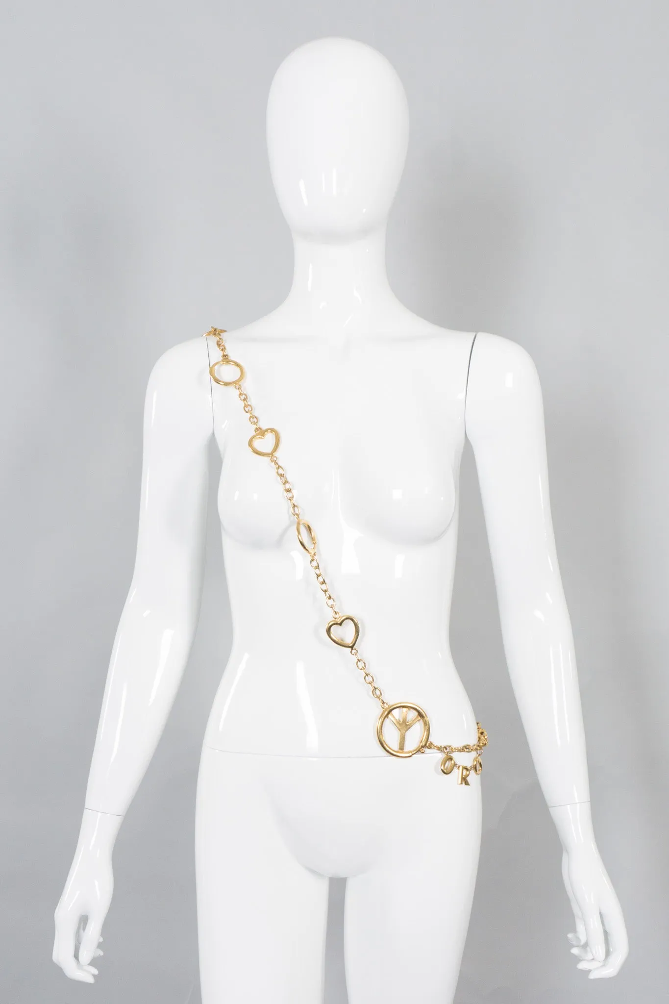Peace, Love, & Oro Belt / Accessory Chain