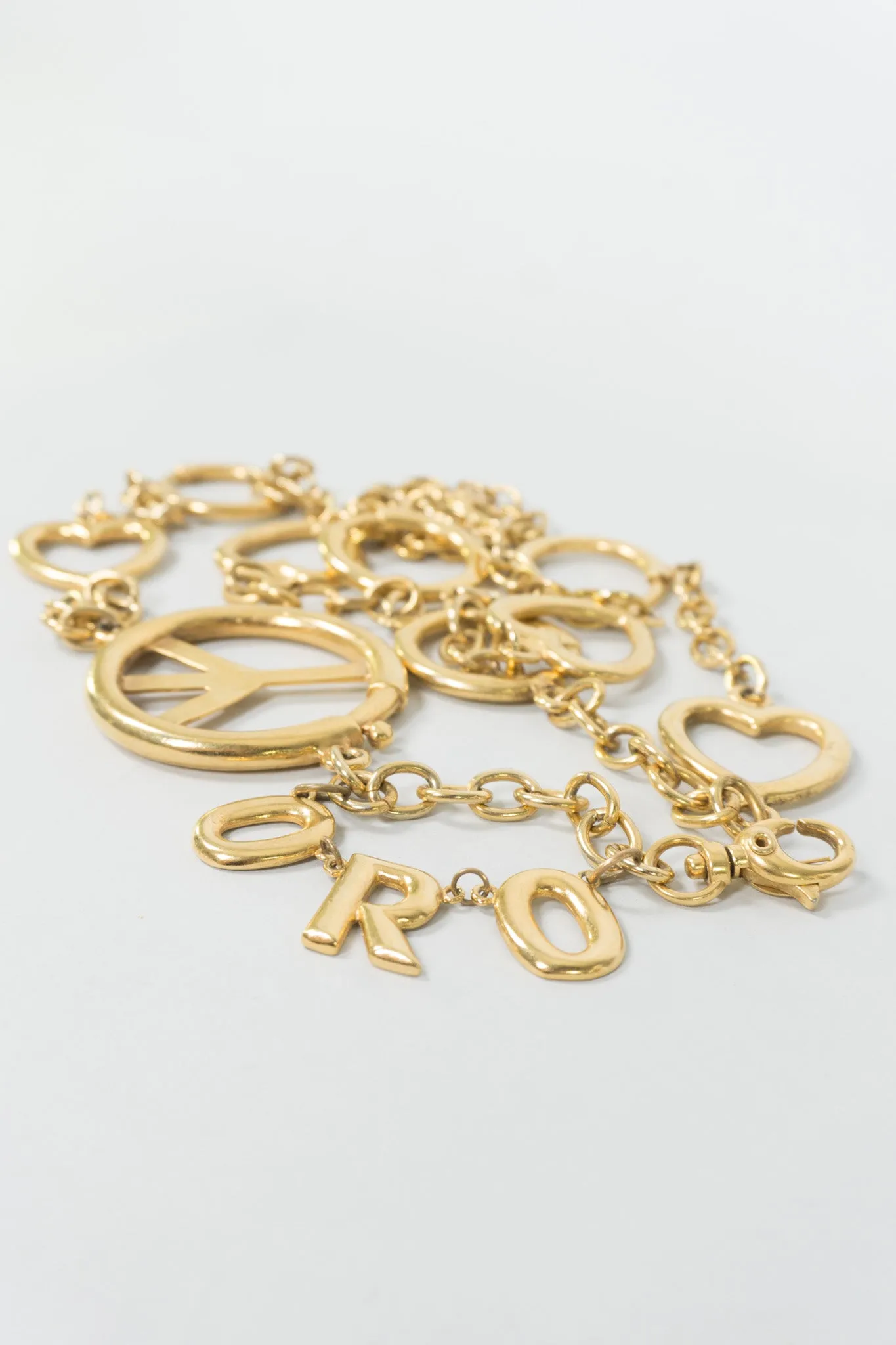 Peace, Love, & Oro Belt / Accessory Chain
