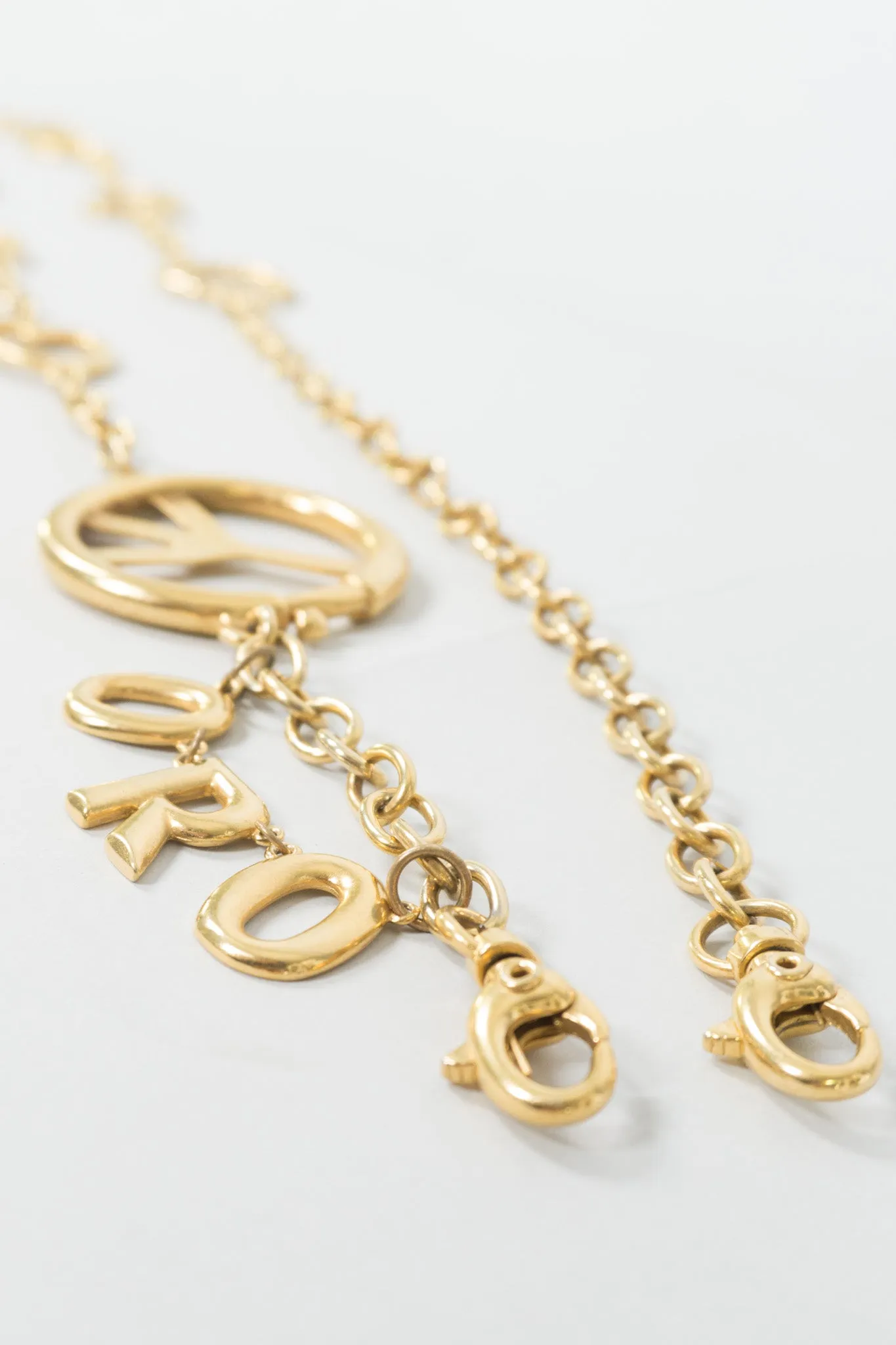 Peace, Love, & Oro Belt / Accessory Chain