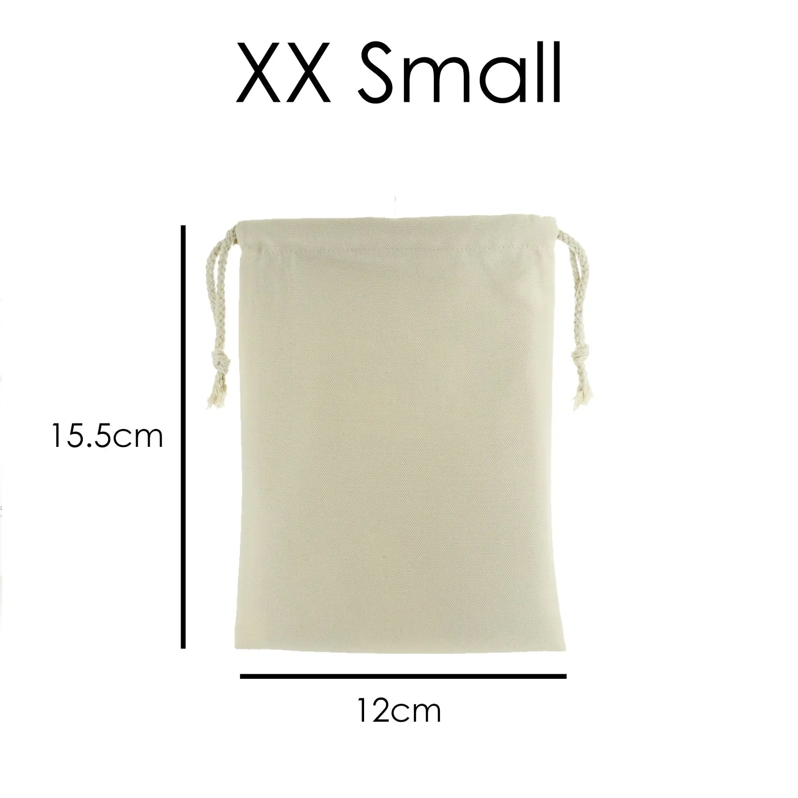 Personalised Canvas Sack with Christmas Reindeer Deer Green Leaves and Cute Text