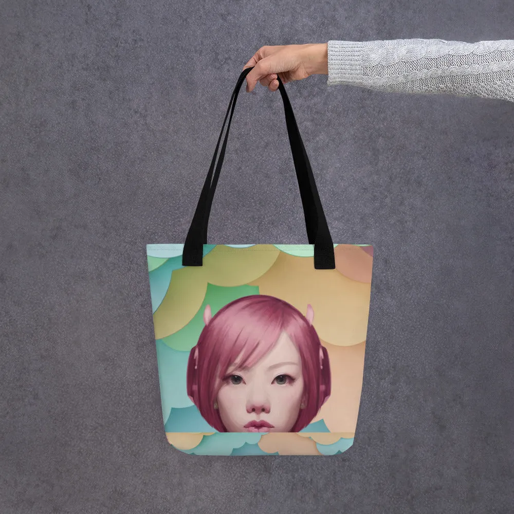 Pink Head TheTravelQuintessential Tote bag