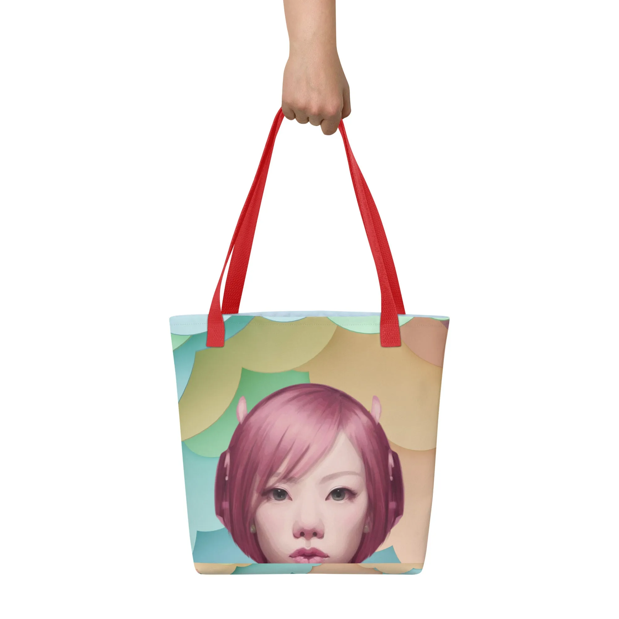 Pink Head TheTravelQuintessential Tote bag