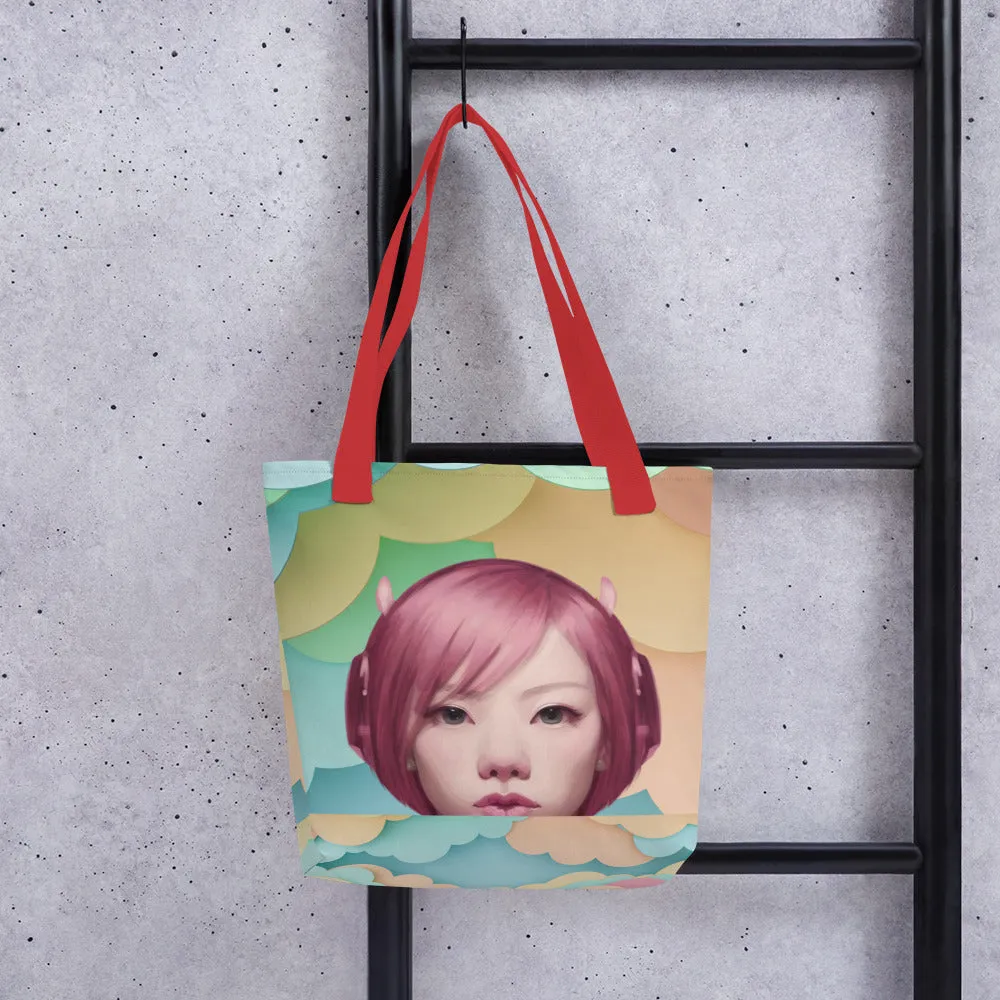 Pink Head TheTravelQuintessential Tote bag