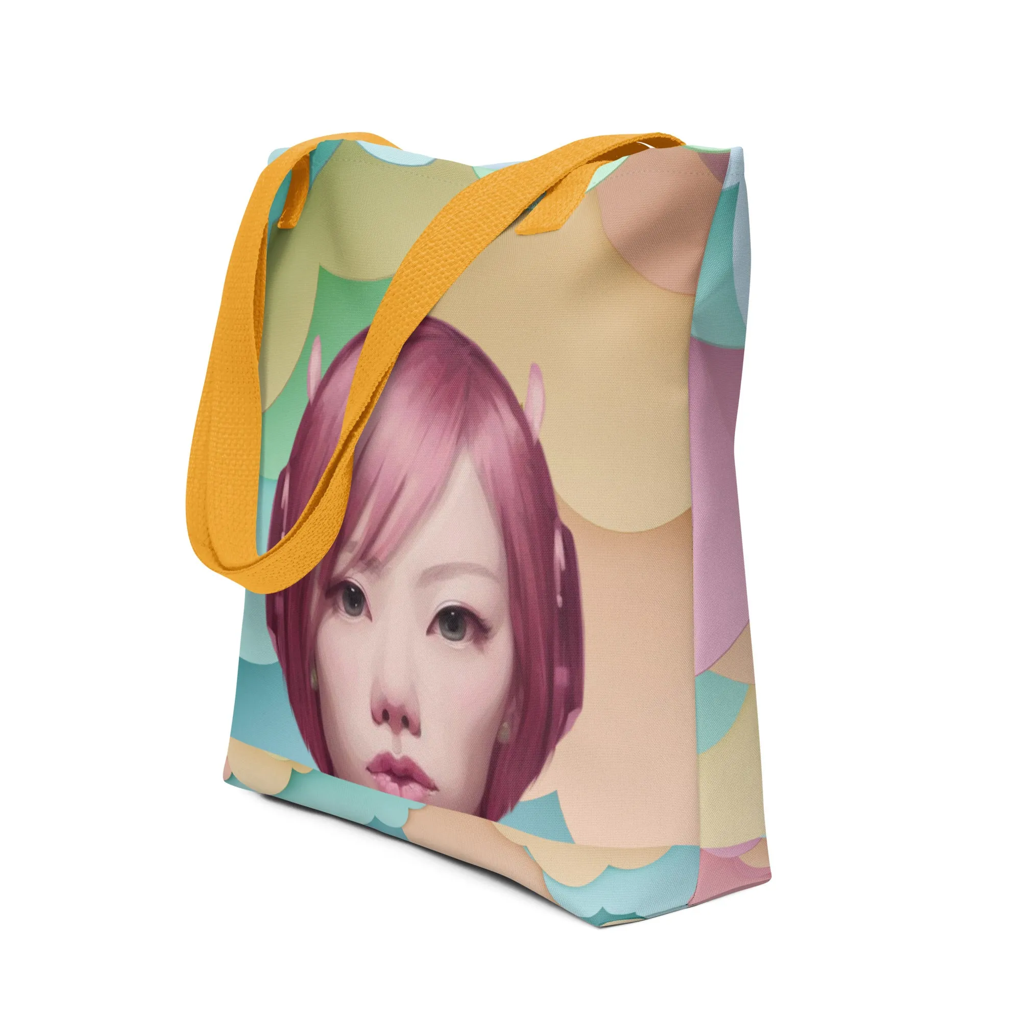 Pink Head TheTravelQuintessential Tote bag