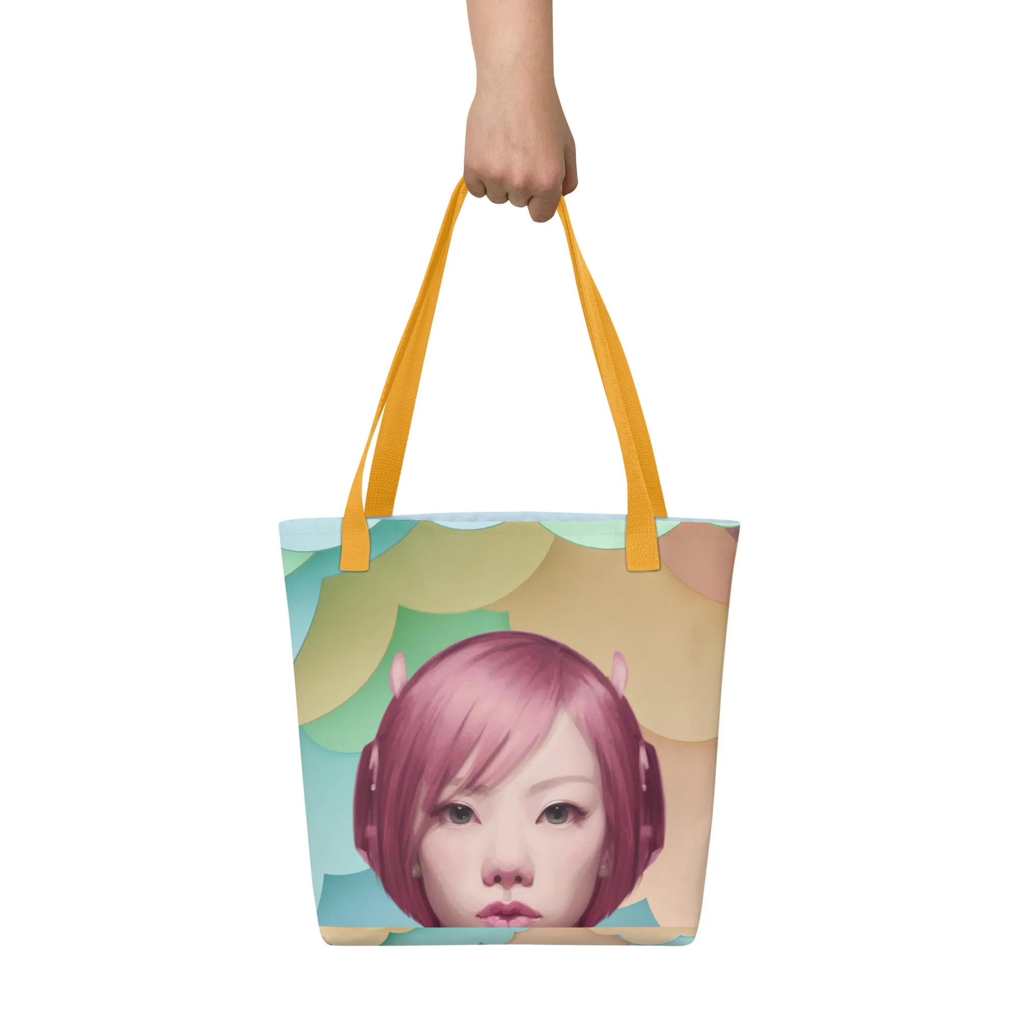 Pink Head TheTravelQuintessential Tote bag