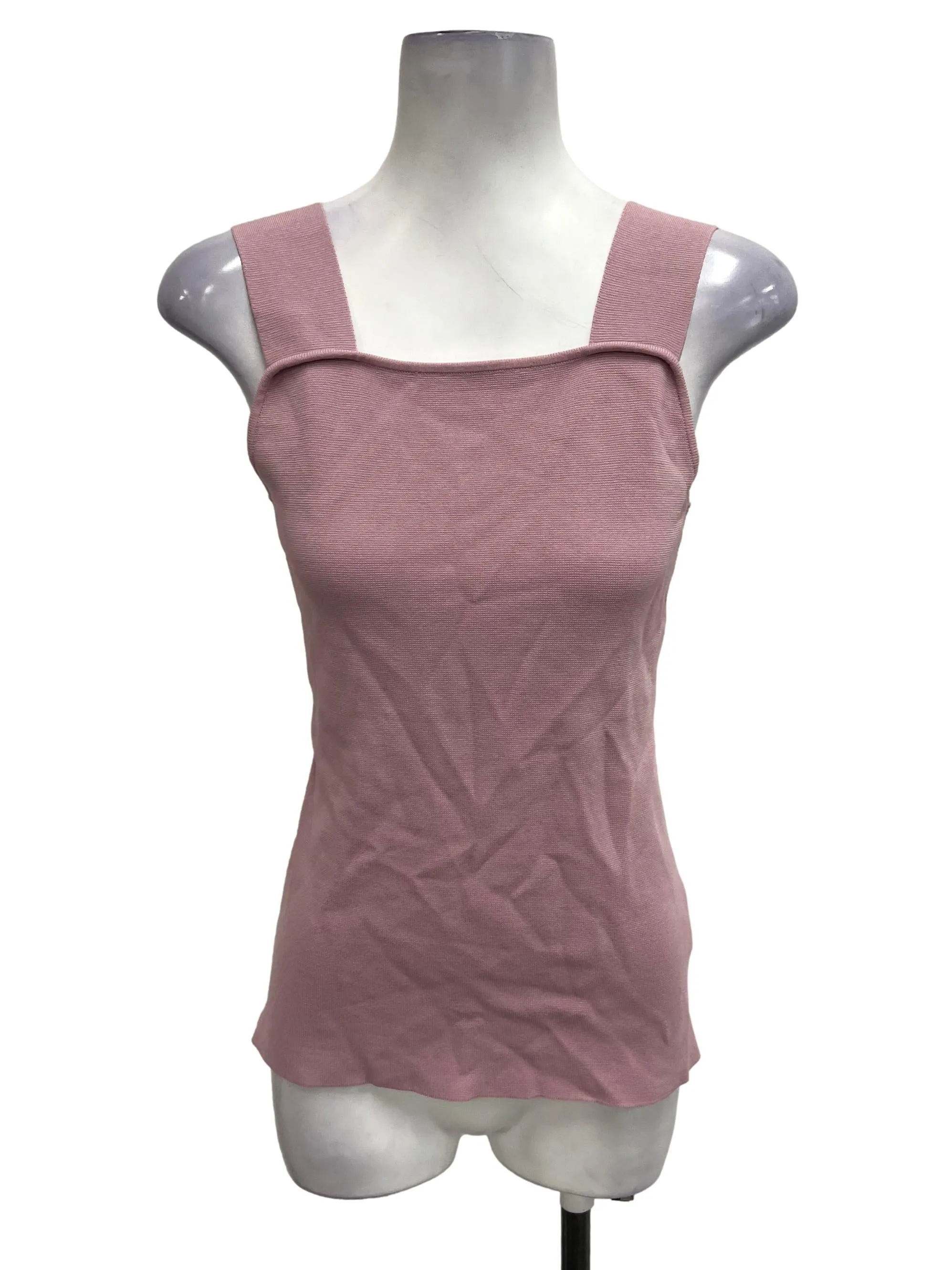 Pink Knit Tank Top OSN