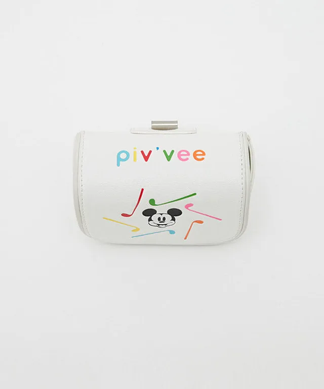 PIV'VEE Rainbow Mickey Distance Meter Bag - Cloud White