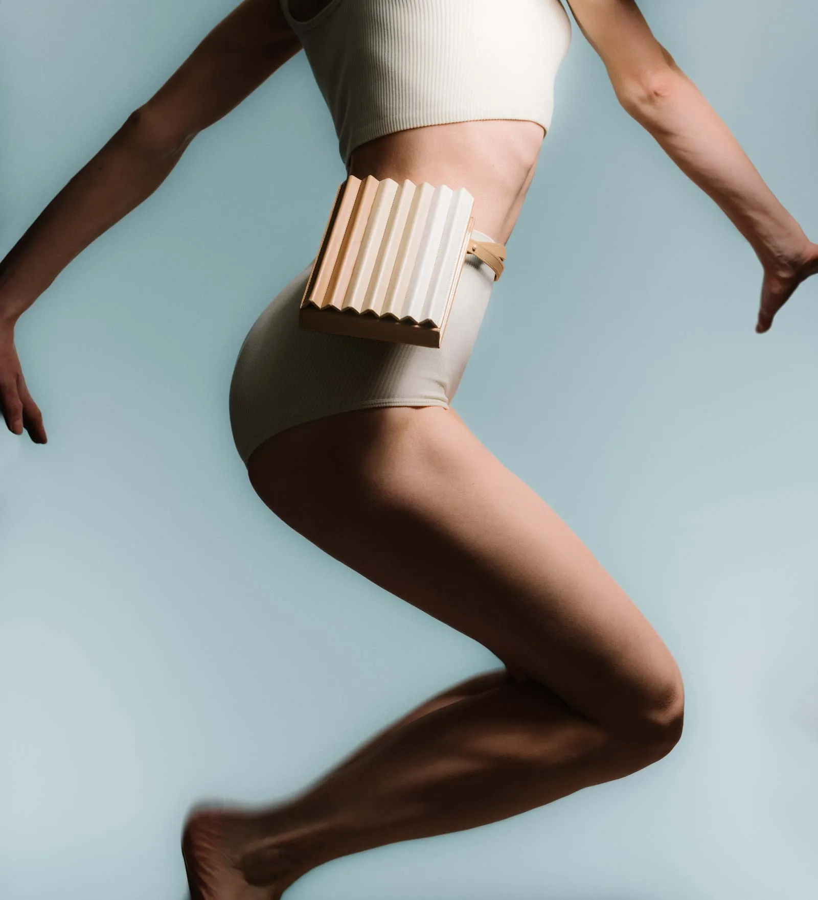 Pleated Tool Bag - Milky
