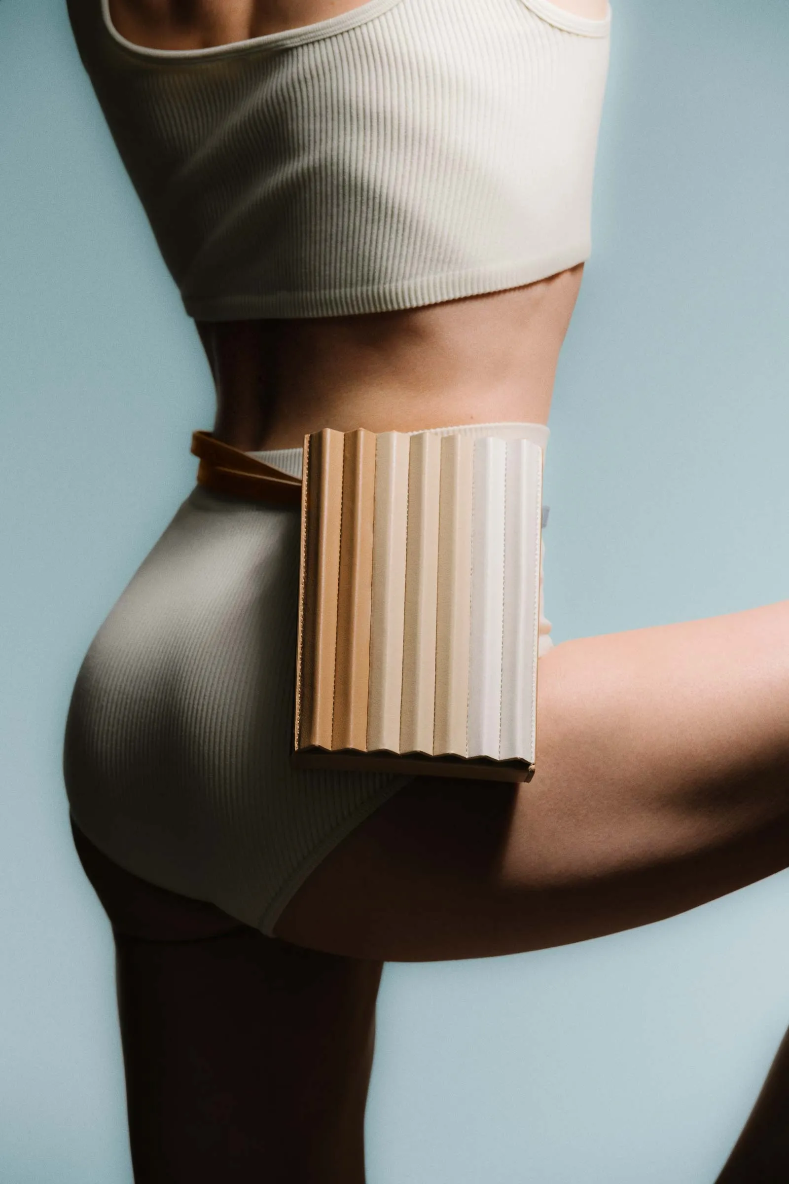 Pleated Tool Bag - Milky