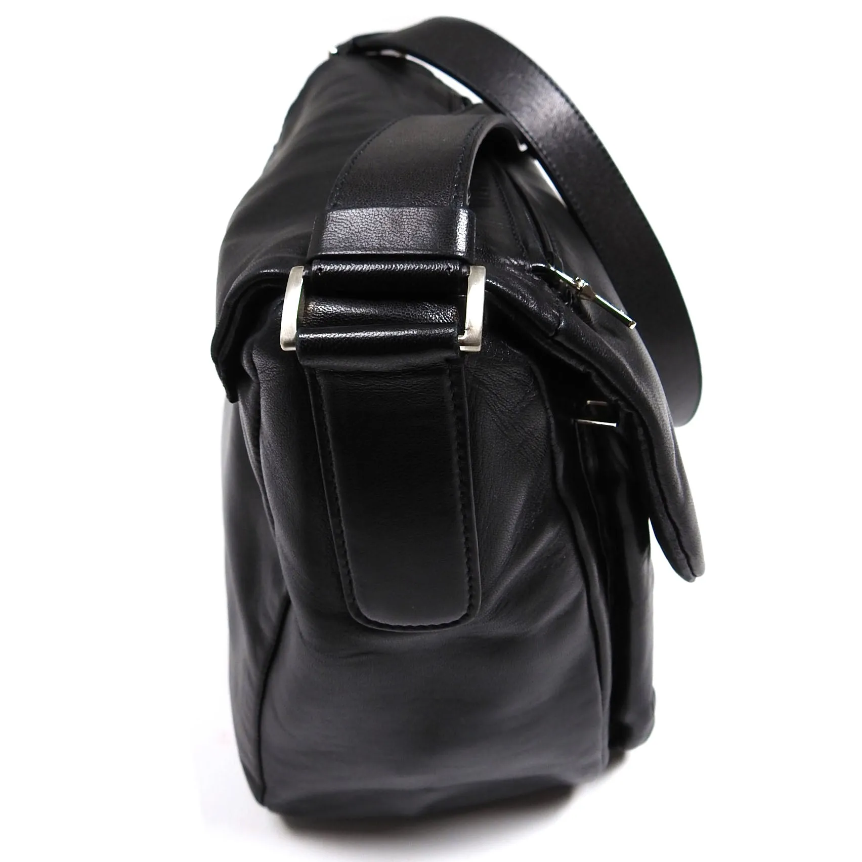 Prada Black Leather Crossbody Bag