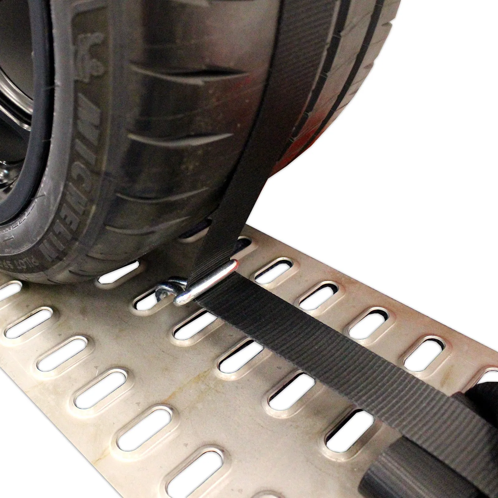 Premium Car Transporter/Recovery Strap with Tyre Sleeve (Pack of 4)