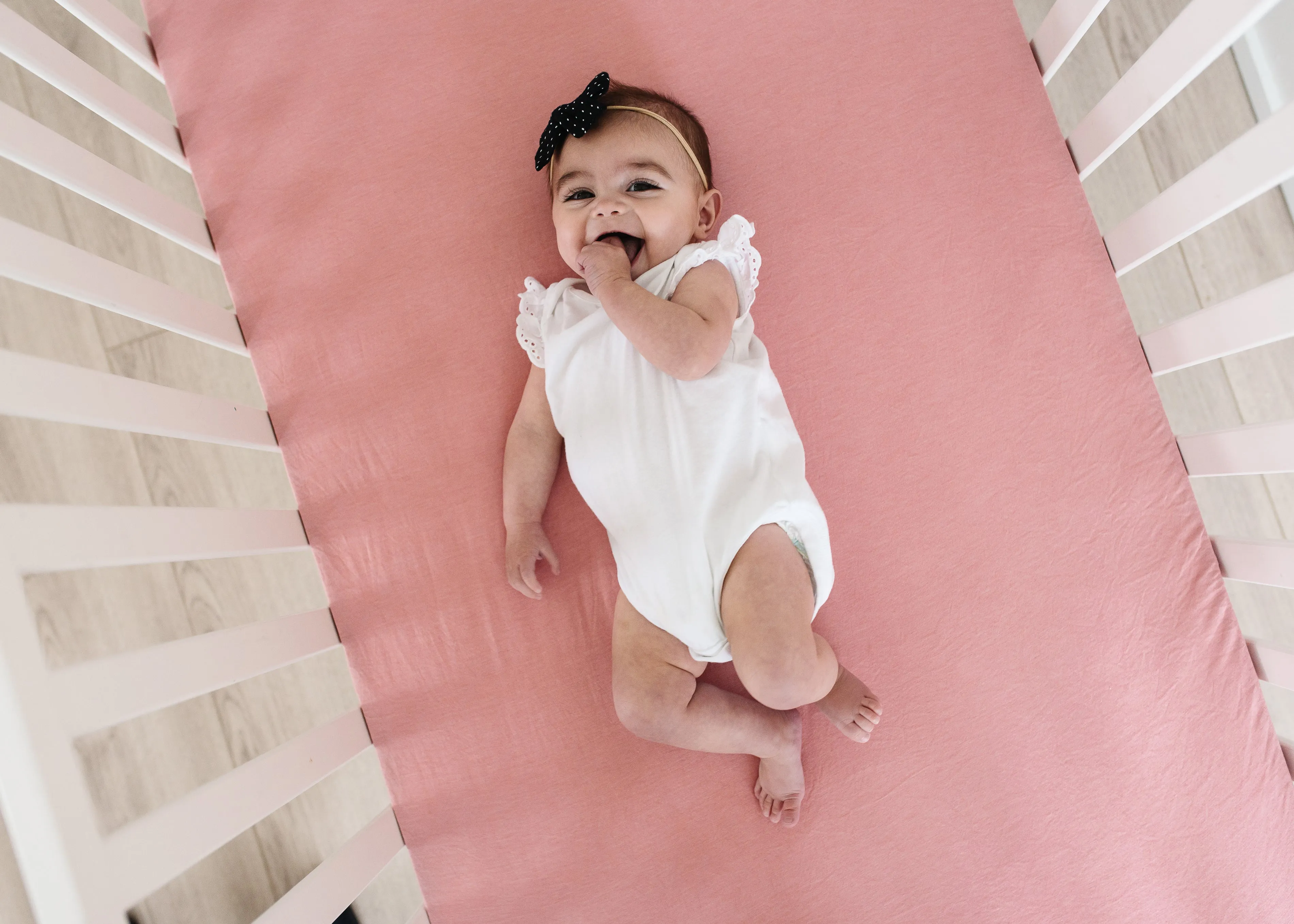 Premium Knit Fitted Crib Sheet - Darling