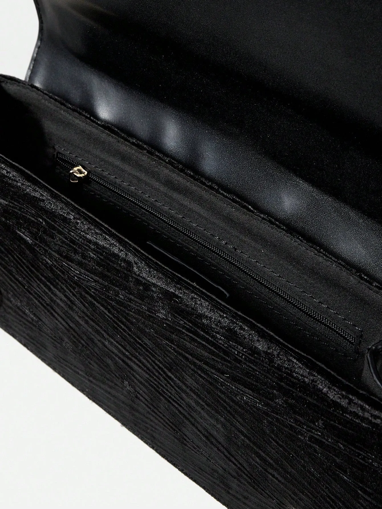 Premium Textured Velvet Chain Bag