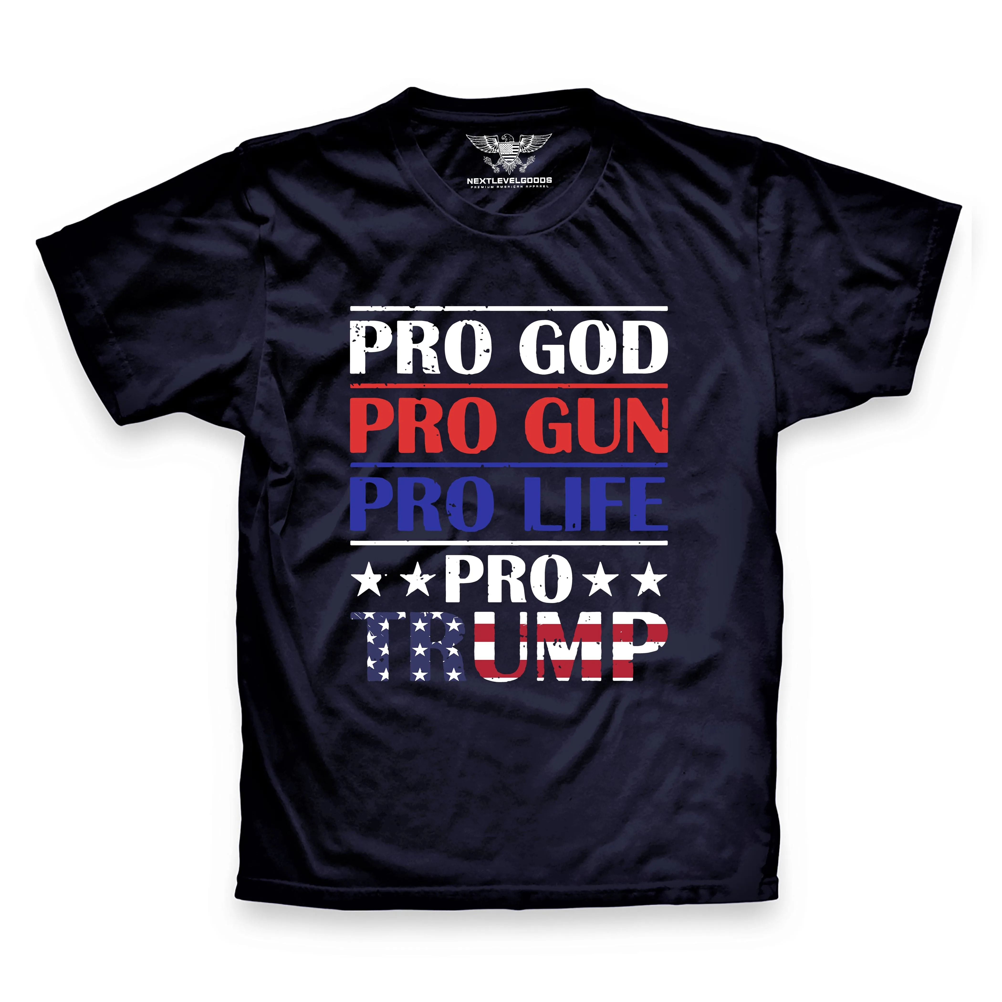 Pro God Pro Gun Pro Life Premium T-Shirt (AM25)