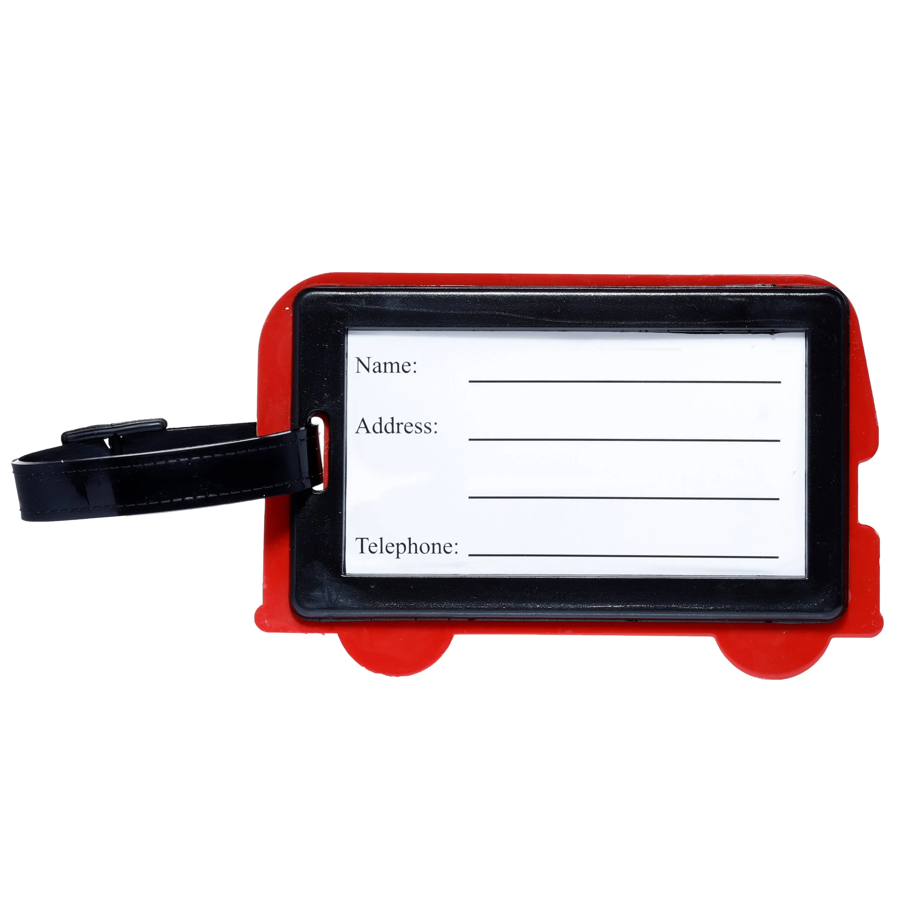 PVC Luggage Tag - London Souvenir London Bus