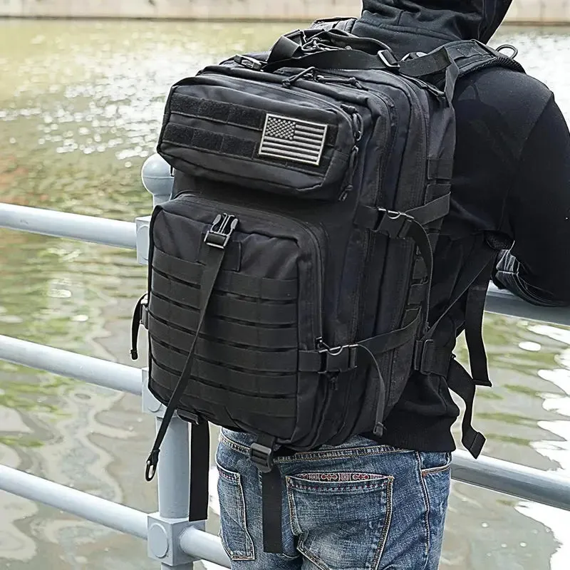 QT&QY Tactical 30/45L Backpack for Hiking and Outdoor Adventures