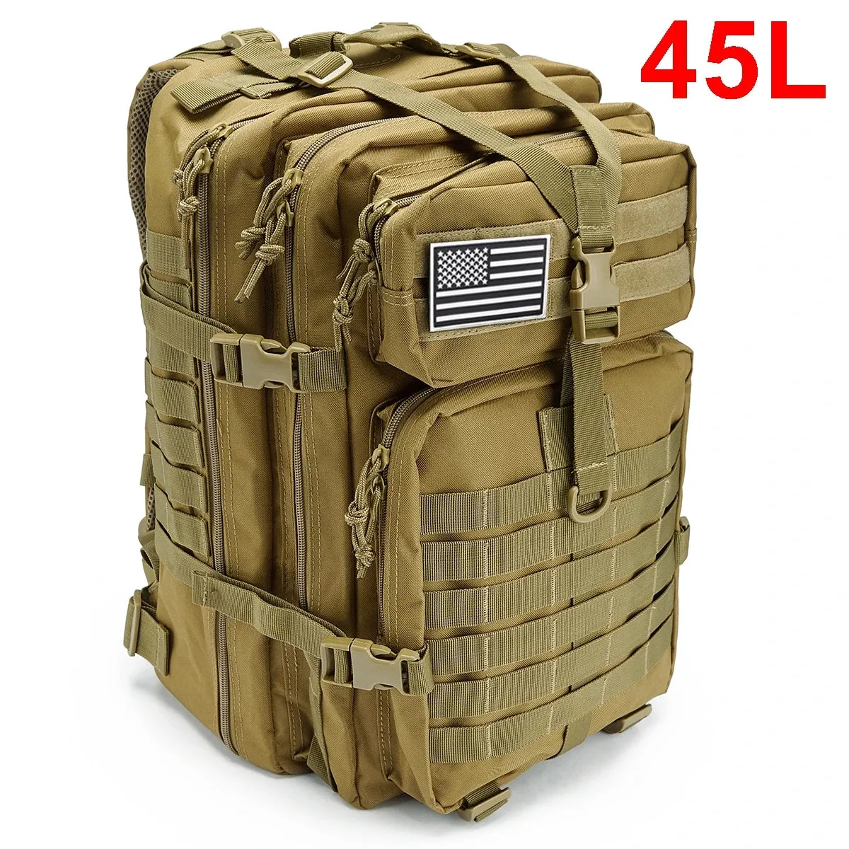 QT&QY Tactical 30/45L Backpack for Hiking and Outdoor Adventures