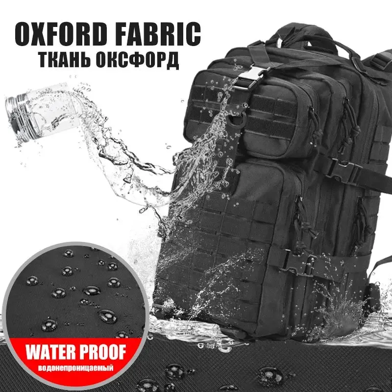 QT&QY Tactical 30/45L Backpack for Hiking and Outdoor Adventures