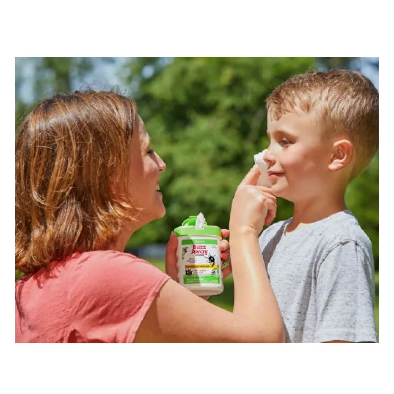 Quantum Health Buzz Away Extreme Towelettes Pop-Up Dispenser 25 ct