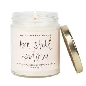 "Be Still and Know" Soy Candle