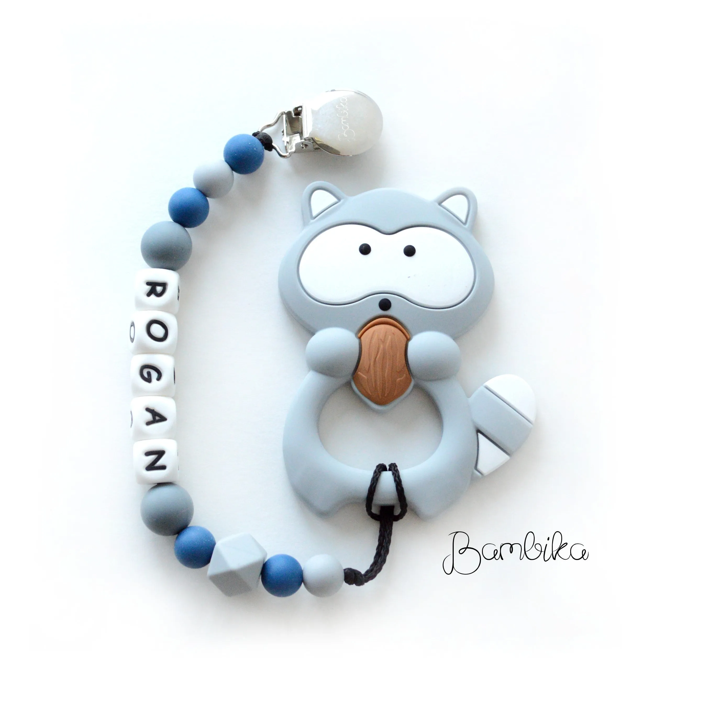 Raccoon Teether | Personalized | Rogan