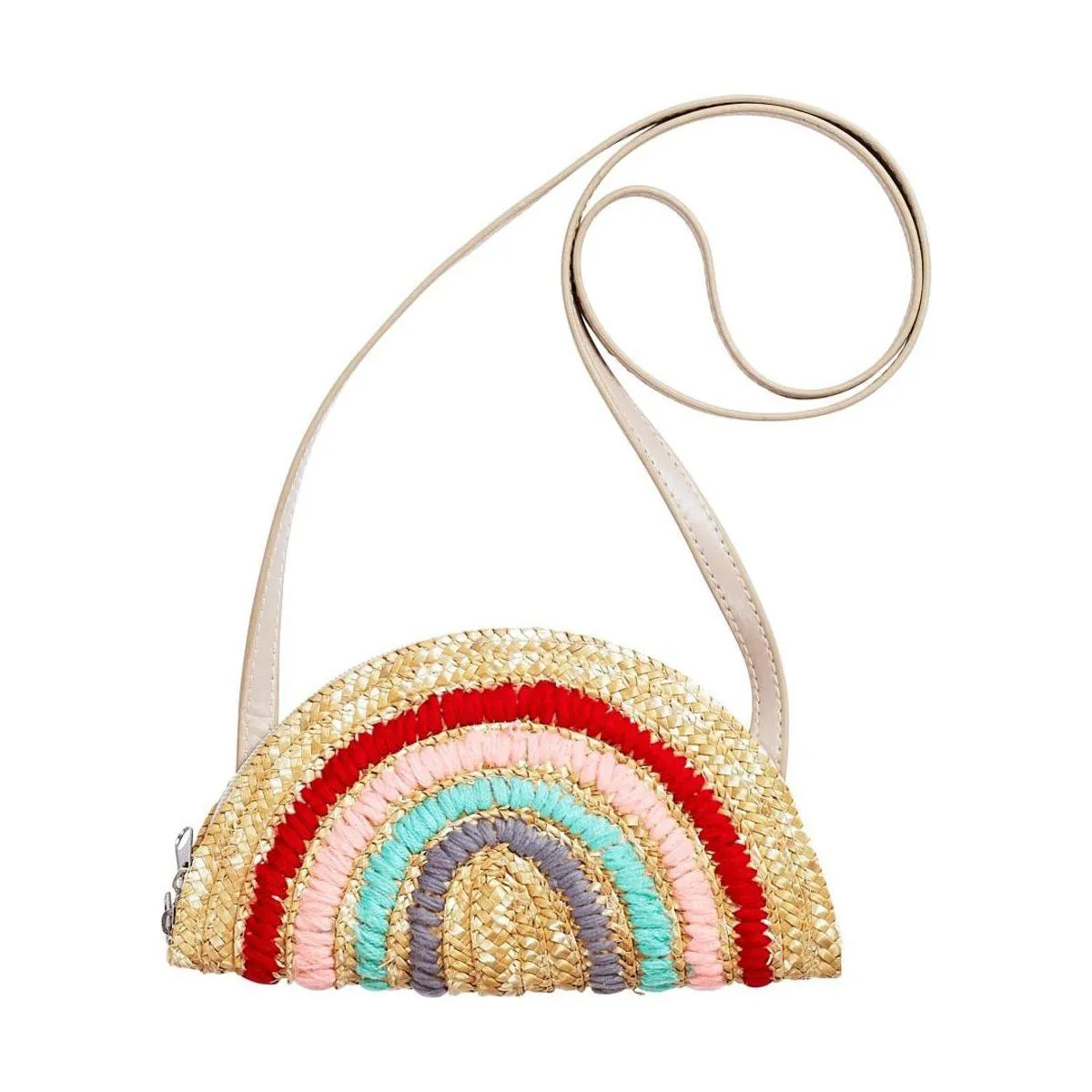 Rainbow Straw Bag