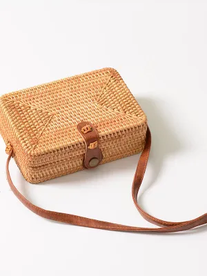 Rattan Crossbody Bag