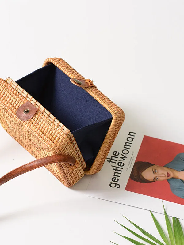 Rattan Crossbody Bag