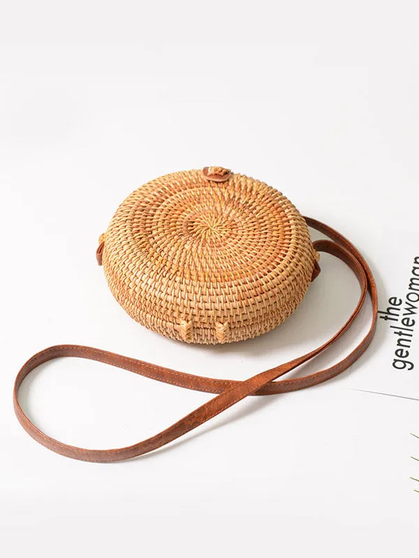 Rattan Crossbody Bag