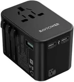 Ravpower RP-PC1034 PD PIONEER 65W 3-Port Travel Charger