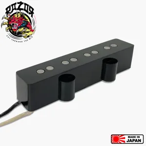 Razor® Buraddo mūn Blood Moon Bridge Pickup for Jazz Bass® - Black