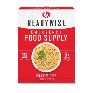 ReadyWise 16 Serving Emergency Food Supply Favorites Box