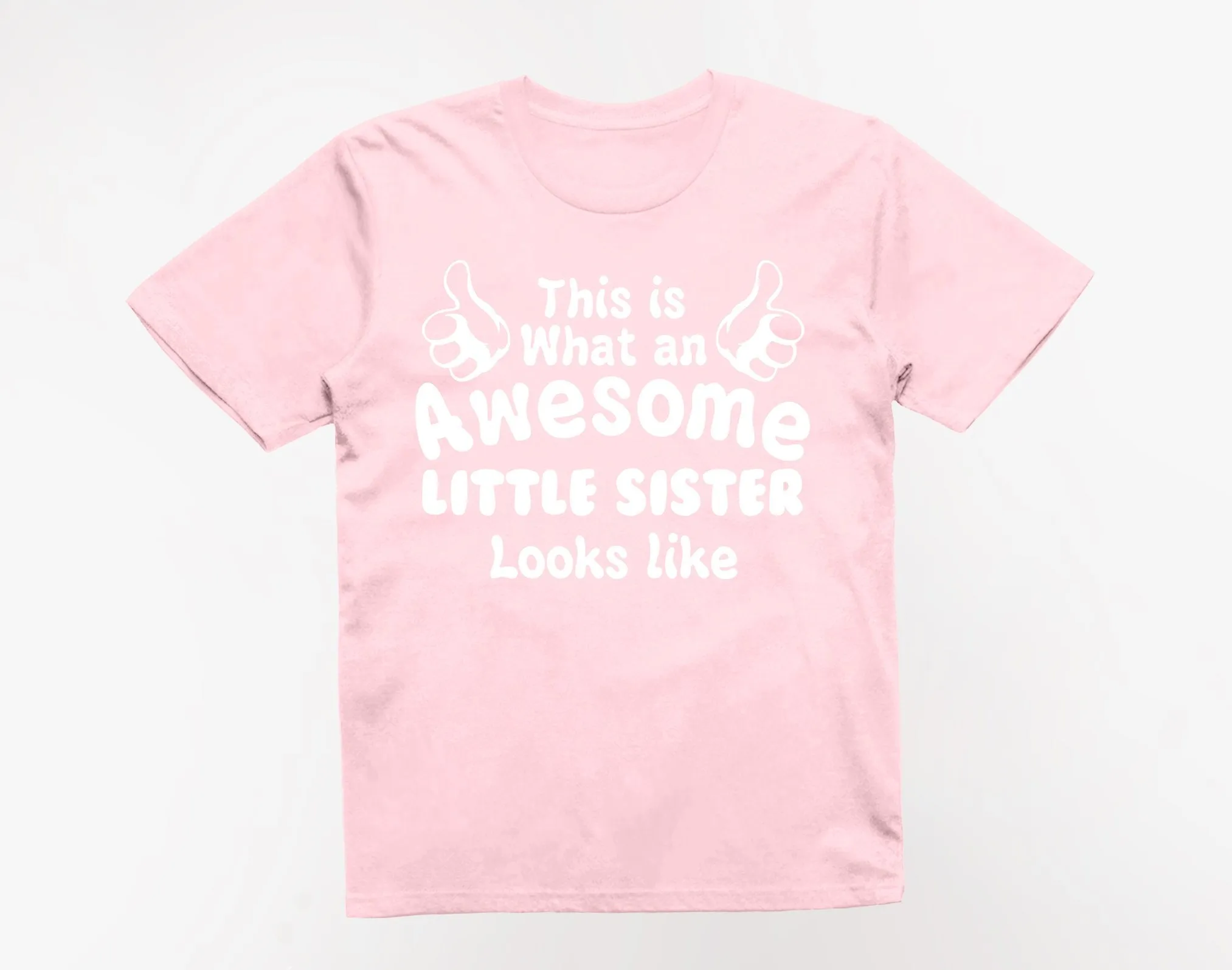 Reality Glitch This is What an Awesome Little Sister Looks Like Kids T-Shirt