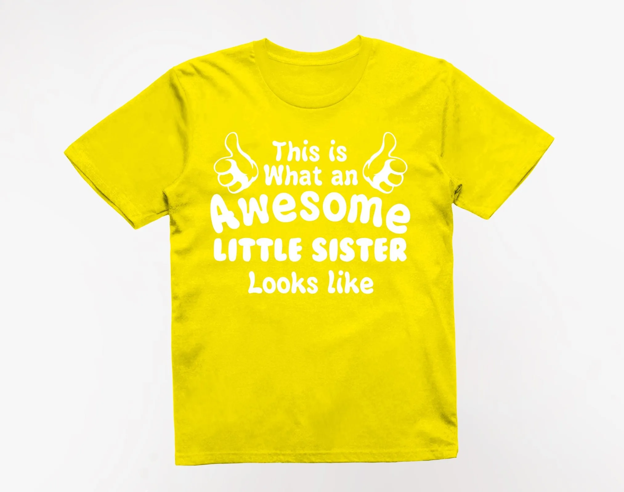 Reality Glitch This is What an Awesome Little Sister Looks Like Kids T-Shirt