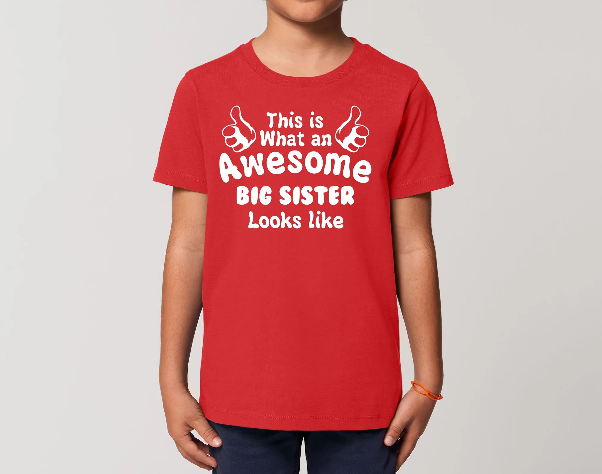 Reality Glitch This is What an Awesome Little Sister Looks Like Kids T-Shirt
