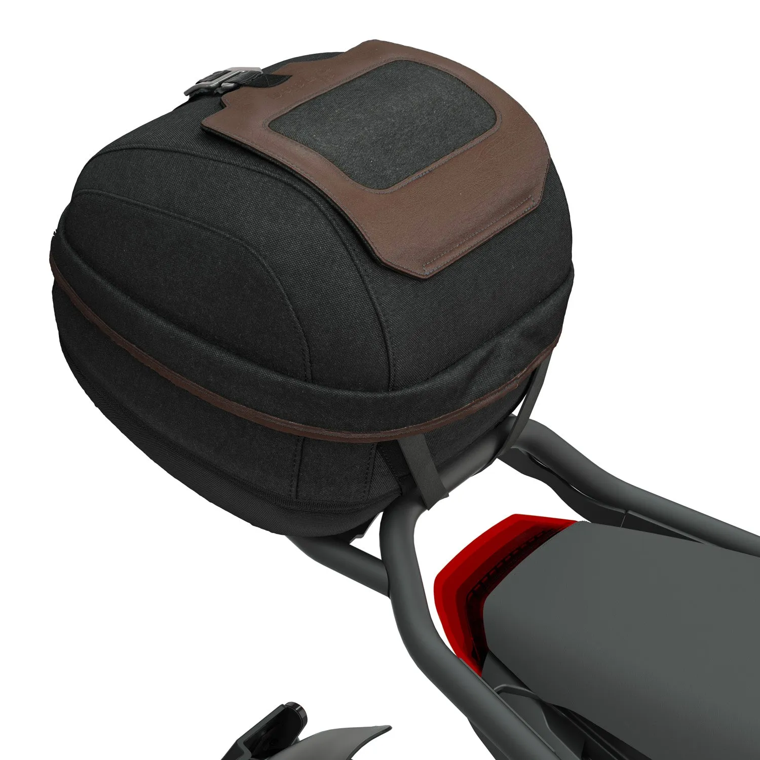 Rear Rack Bag, Black/Brown
