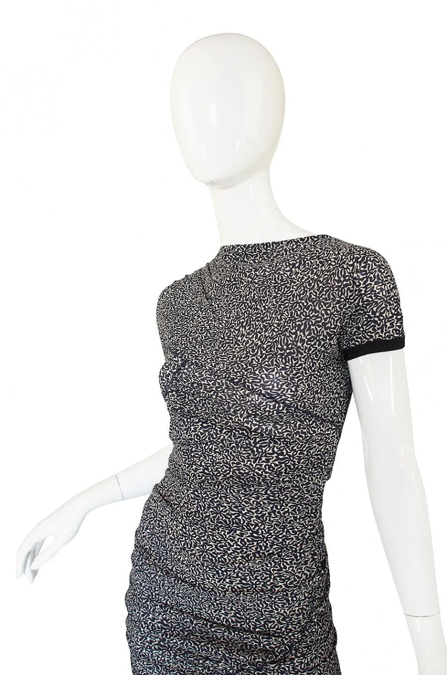 Recent Balenciaga Silk Stretch Dress