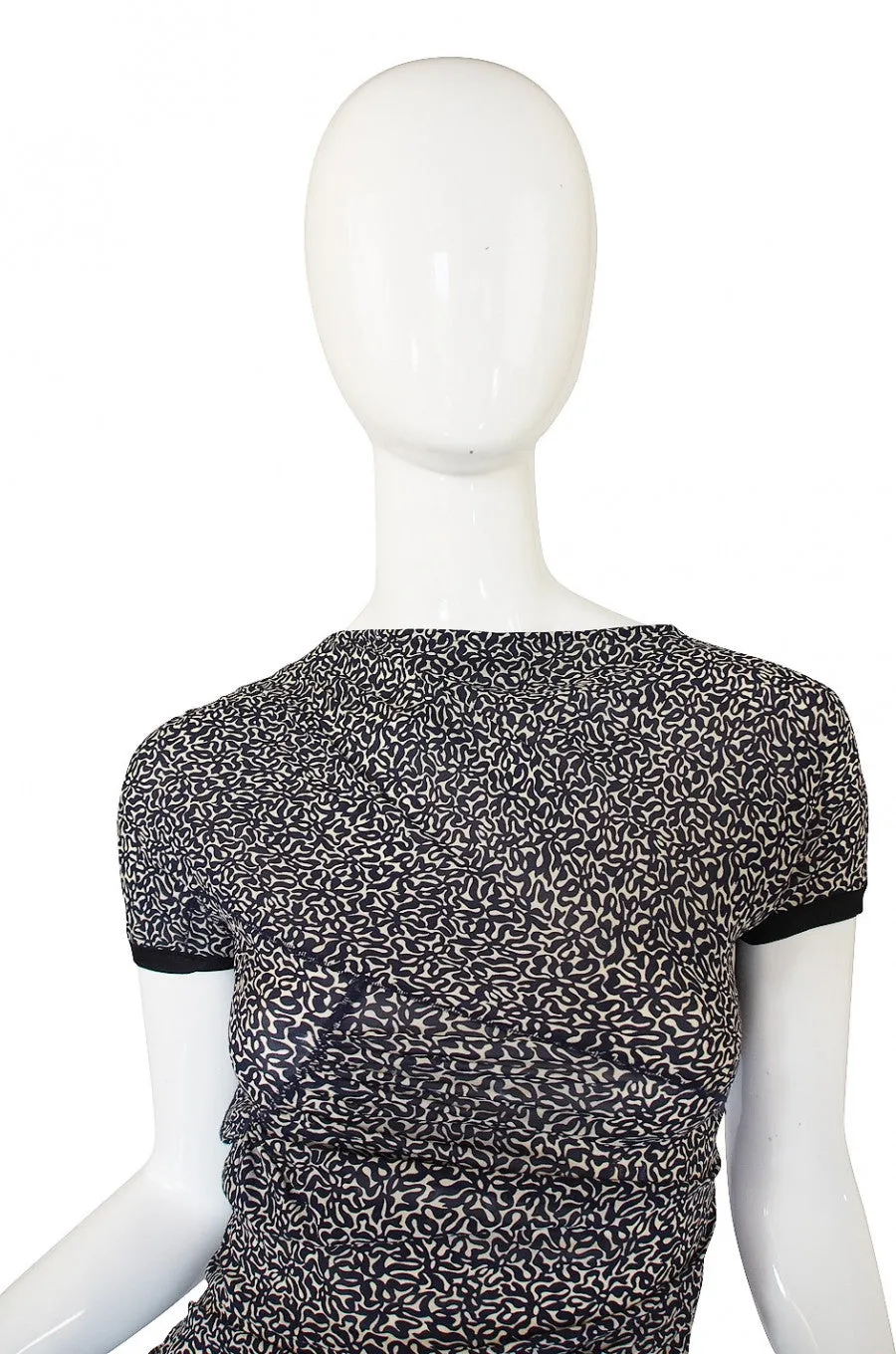 Recent Balenciaga Silk Stretch Dress