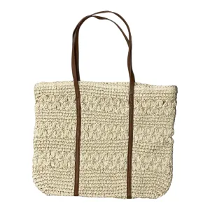 Rectangular Straw Beach Bag