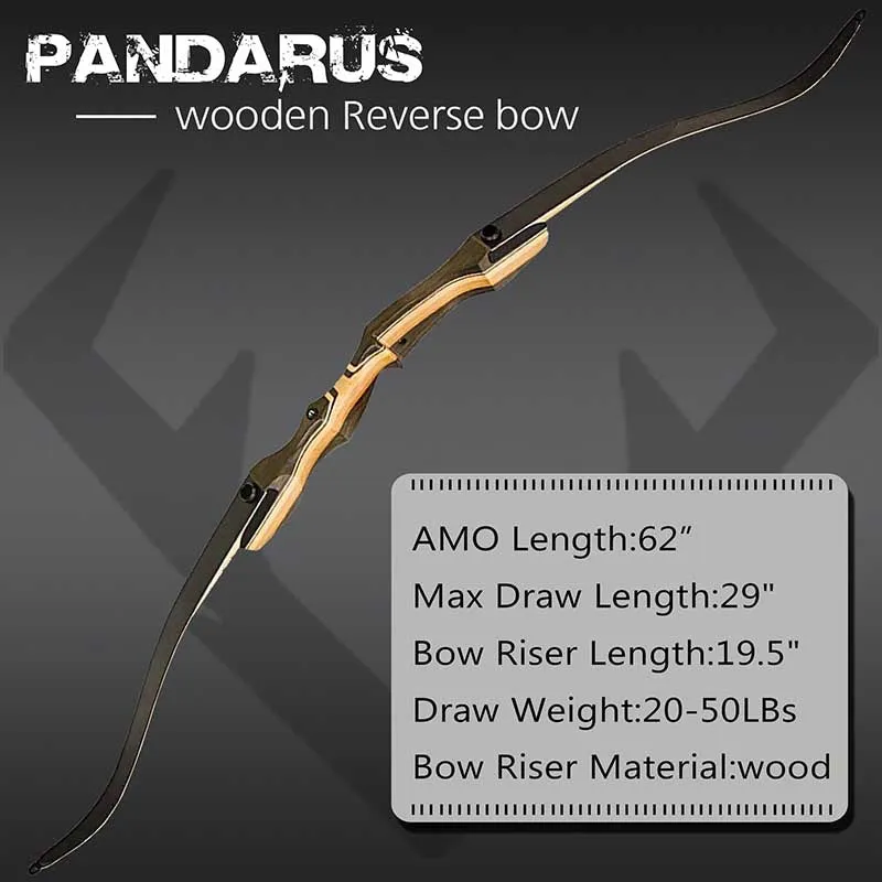 Recurve Bow Archery Kit Takedown Bow Hunting