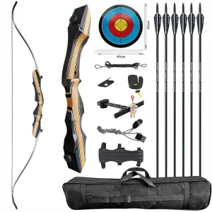 Recurve Bow Archery Kit Takedown Bow Hunting