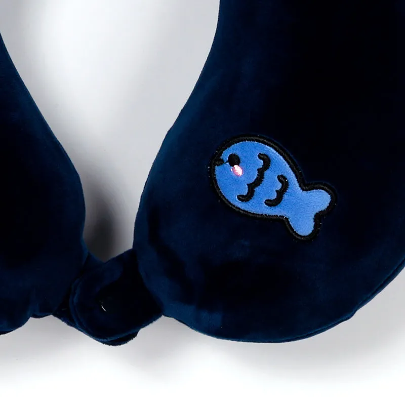 Relaxeazzz Plush Memory Foam Travel Pillow - Nico the Penguin Adoramals