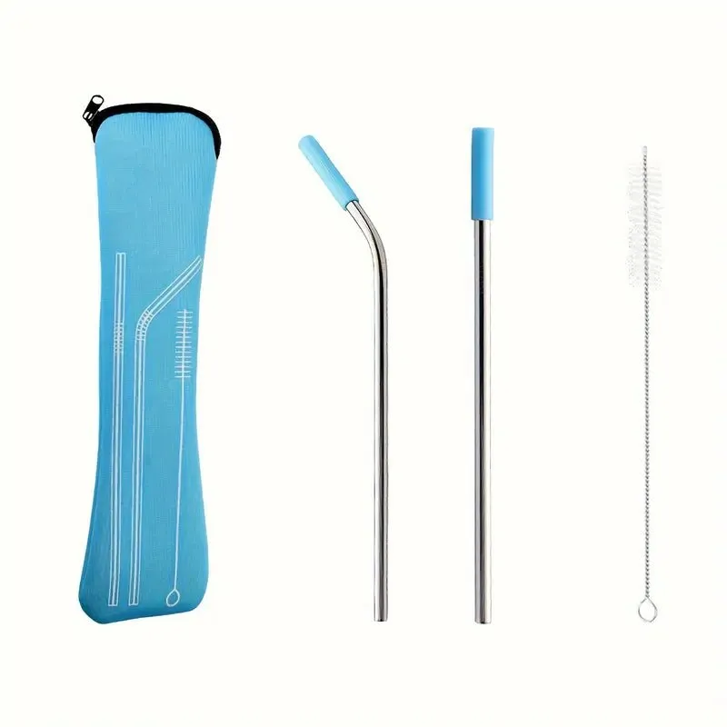 Reusable Straw Set - 3 COLORS