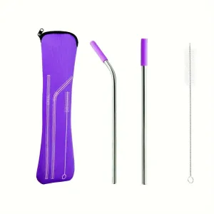Reusable Straw Set - 3 COLORS